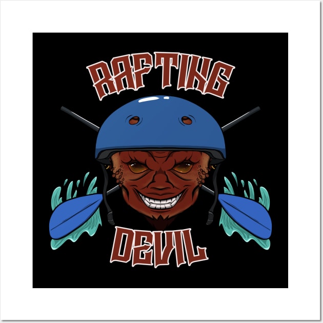 Rafting Devil Wall Art by RampArt